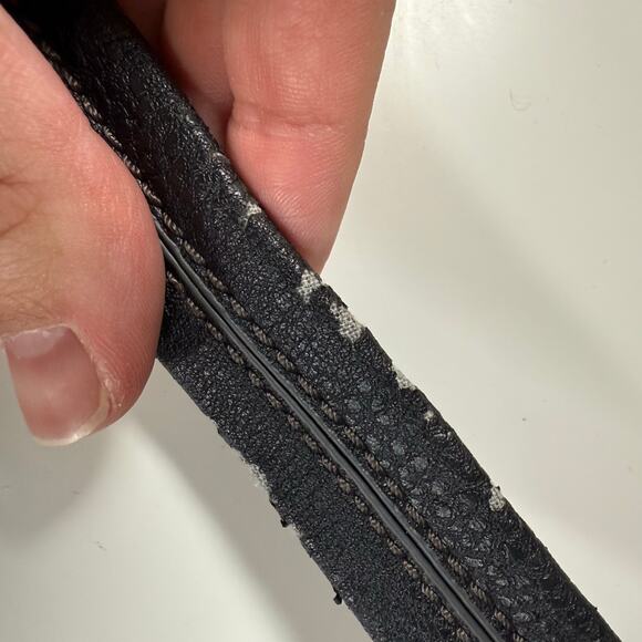 The Sak Black Soft Pebbled Leather Sequoia Hobo Shoulder Bag Purse Handbag READ - Picture 4 of 11